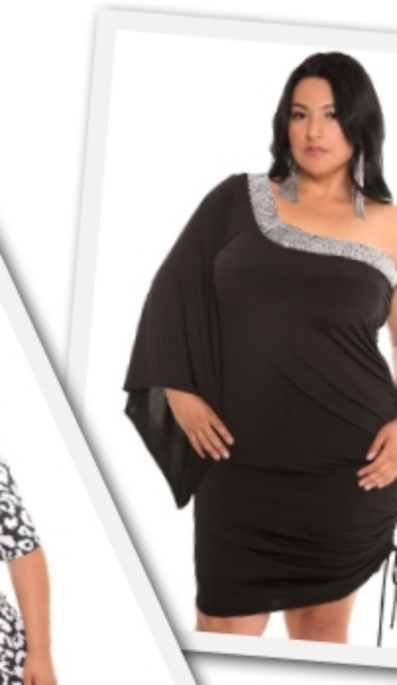 Black off the shoulder dress